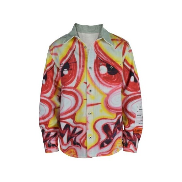 Heron Preston Multicolored Denim Jacket - NWT